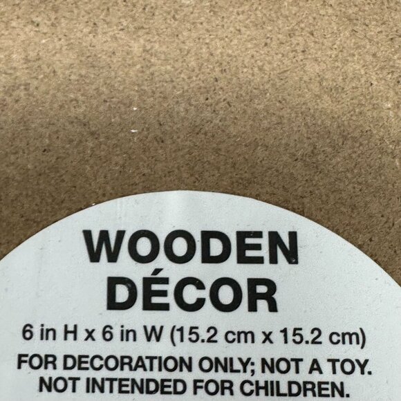 Hello Summer Flamingo Wooden Block Wall Art 6x6 Inches Tropical Decor Pink Green - Picture 5 of 9